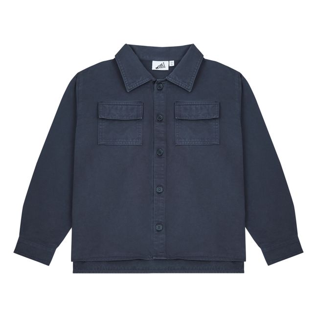 Sur-chemise Coton | Bleu marine