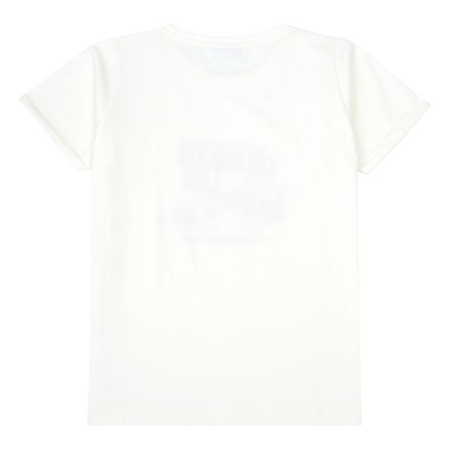 T-shirt in cotone biologico Celebrate Life | Bianco