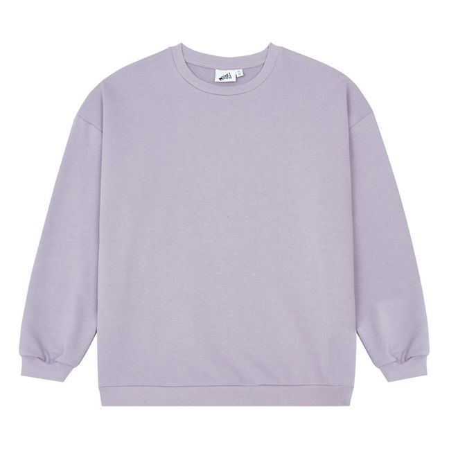 Dances organic cotton sweatshirt | Lavender