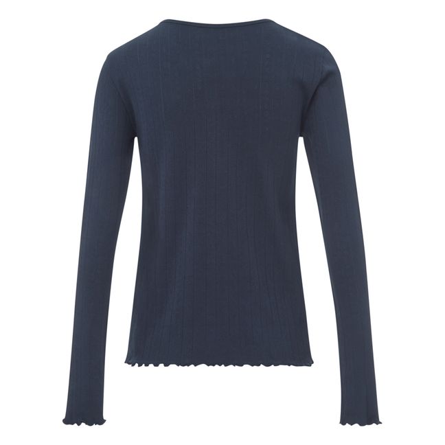 Gilet Edie Coton Bio | Bleu nuit