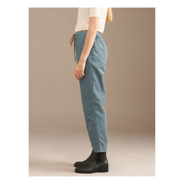 Pantalones de pana Pizzy - Colección Femenina | Azul