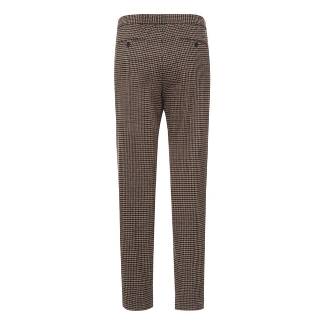 Pantaloni Pixel in lana vergine | Marrone