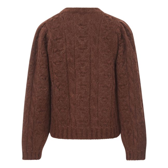 Pullover Cadix Baby Alpaka | Braun
