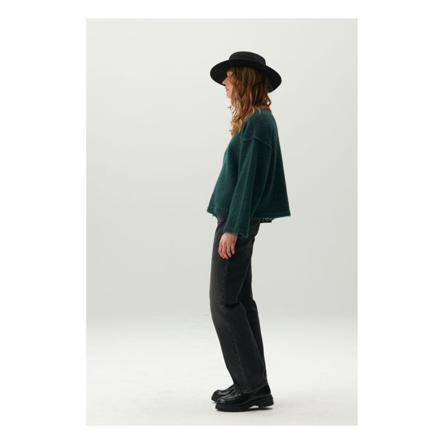 Bradford Baby Alpaka Pullover | Grün