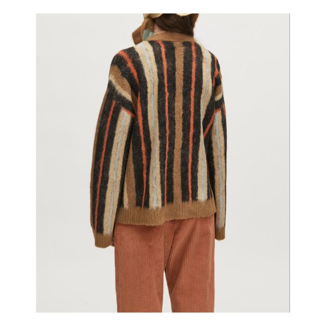 Strickjacke Emmerson Alpaka | Orange