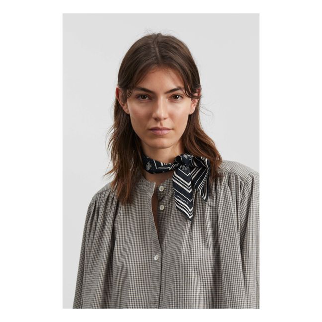 Foulard Classic Coton Bio | Midnight blue