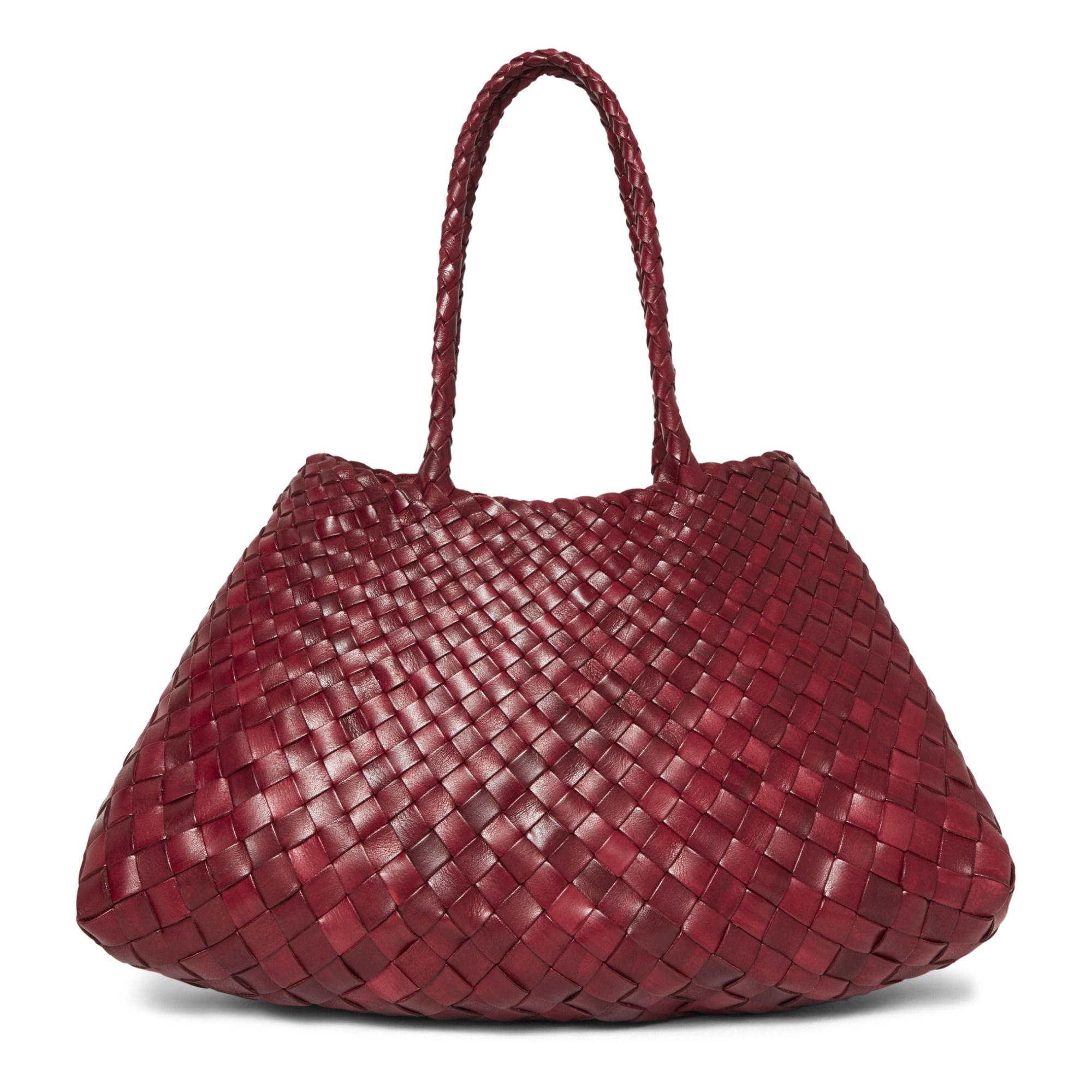 COS Woven Tote in Red