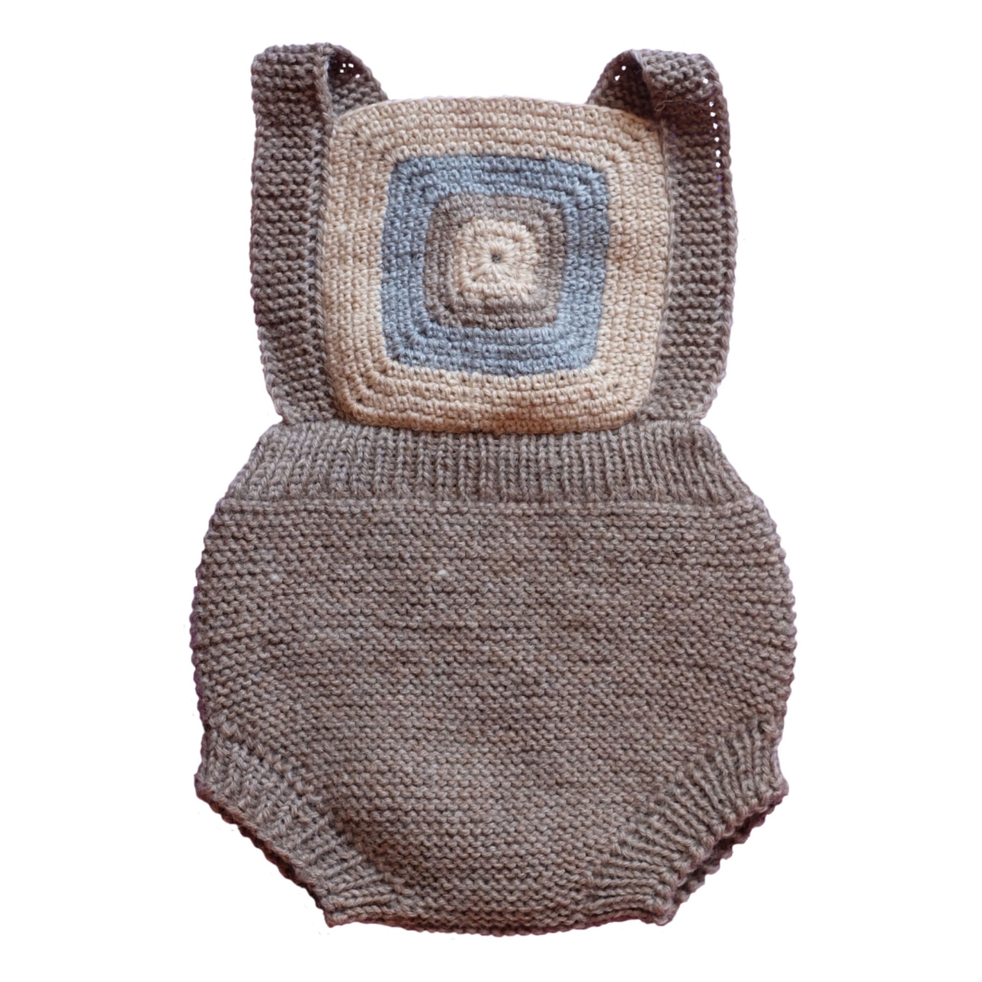RKO Barboteuse Crochet Baby Alpaga | Beige