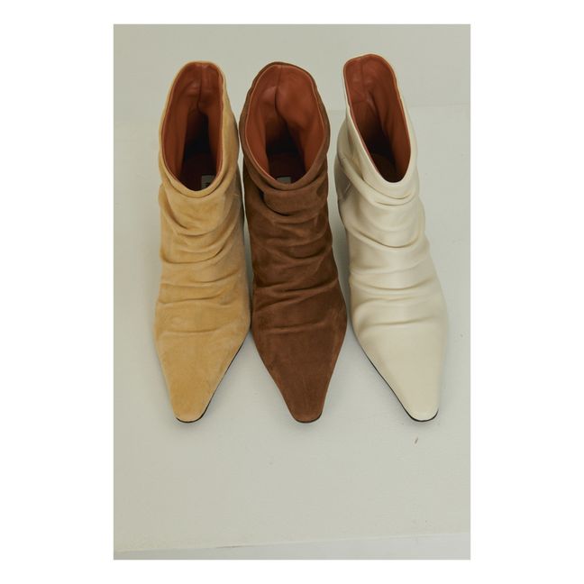 Bottines Slouchy | Noisette