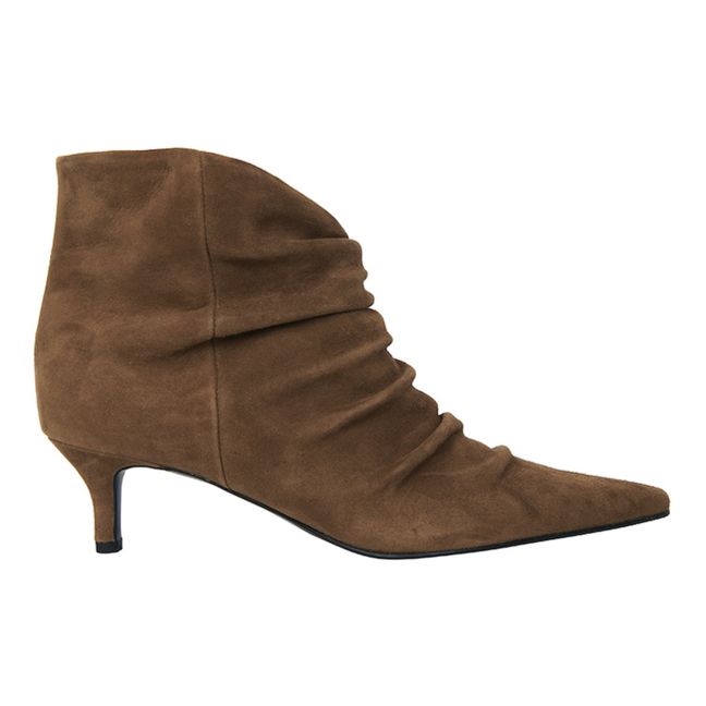 Bottines Slouchy | Noisette