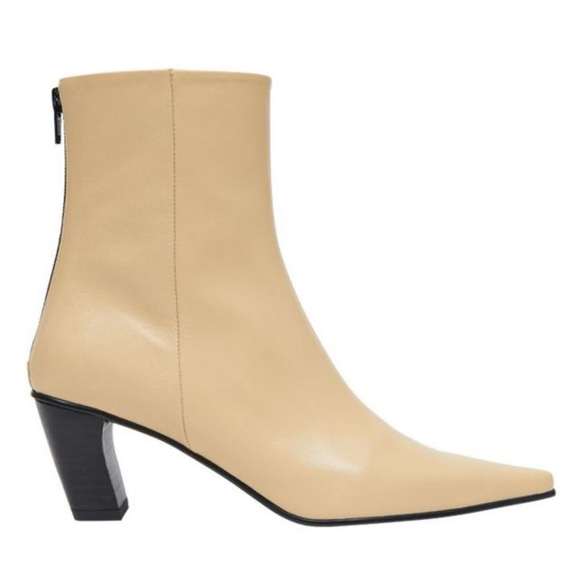 Boots en cuir | Beige