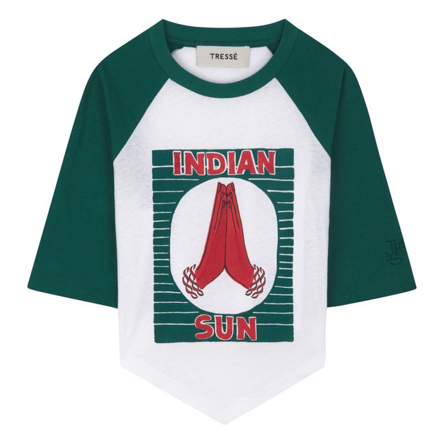 T-shirt Taj Coton et Lin | Blanc