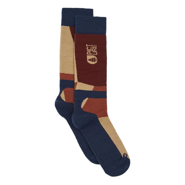 Chaussettes Magical Ski Laine Merinos | Bordeaux