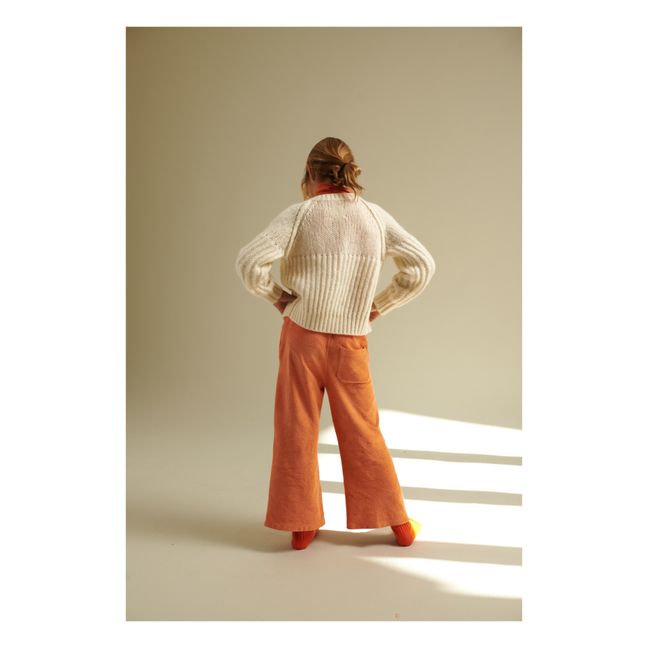 Gilet Laine Alpaga | Ecru