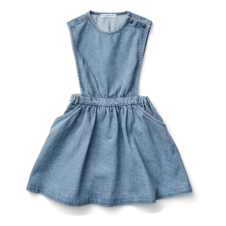 Soor Ploom - Tippi Recycled Denim Cotton Dress - Denim blue