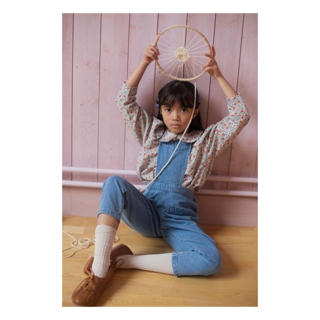 Salopette Denim Coton Recyclé Charlie | Bleu jean