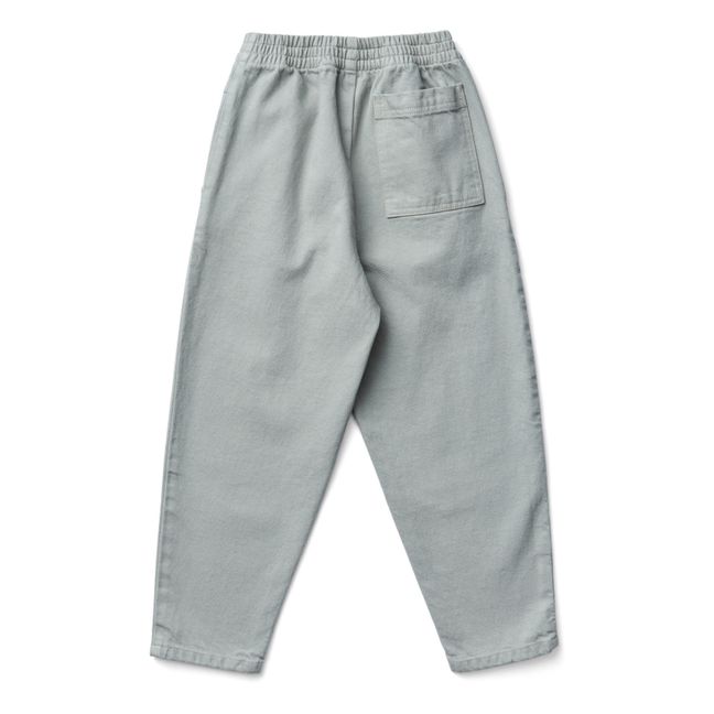Pantalon Denim Coton Recyclé Retro | Sage