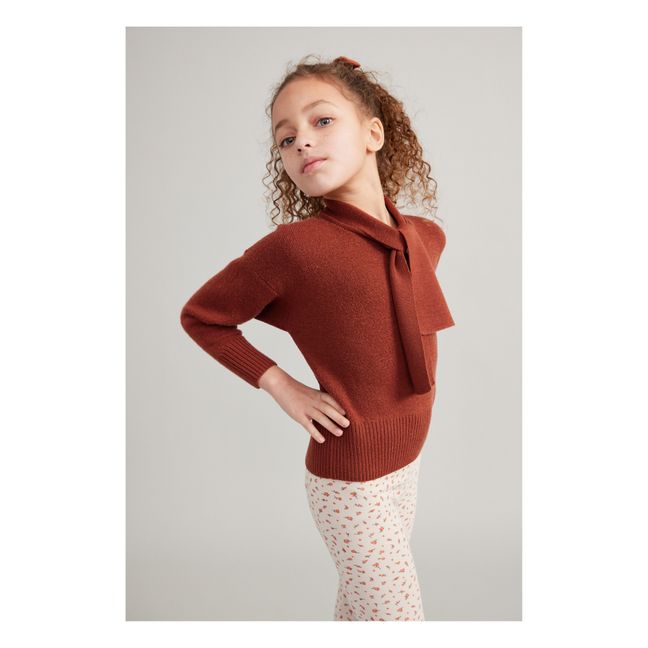 Pull Mérinos Capucine | Rouille