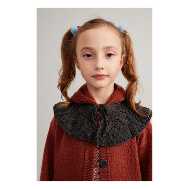 Gilet à Capuche Mérinos Elfen | Rouille