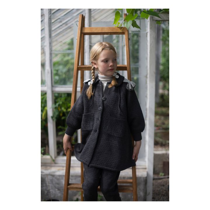 Soor Ploom - Ruth Merino Wool Coat - Charcoal grey | Smallable