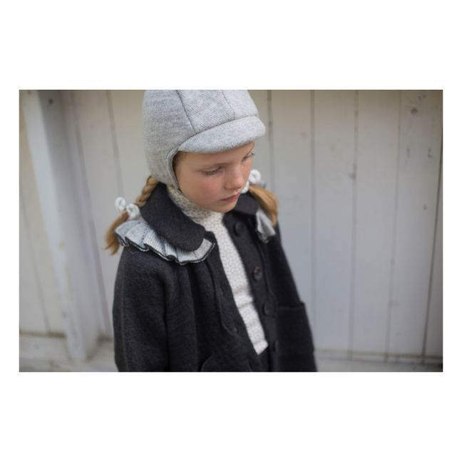 Merino-Mantel Ruth | Anthrazit