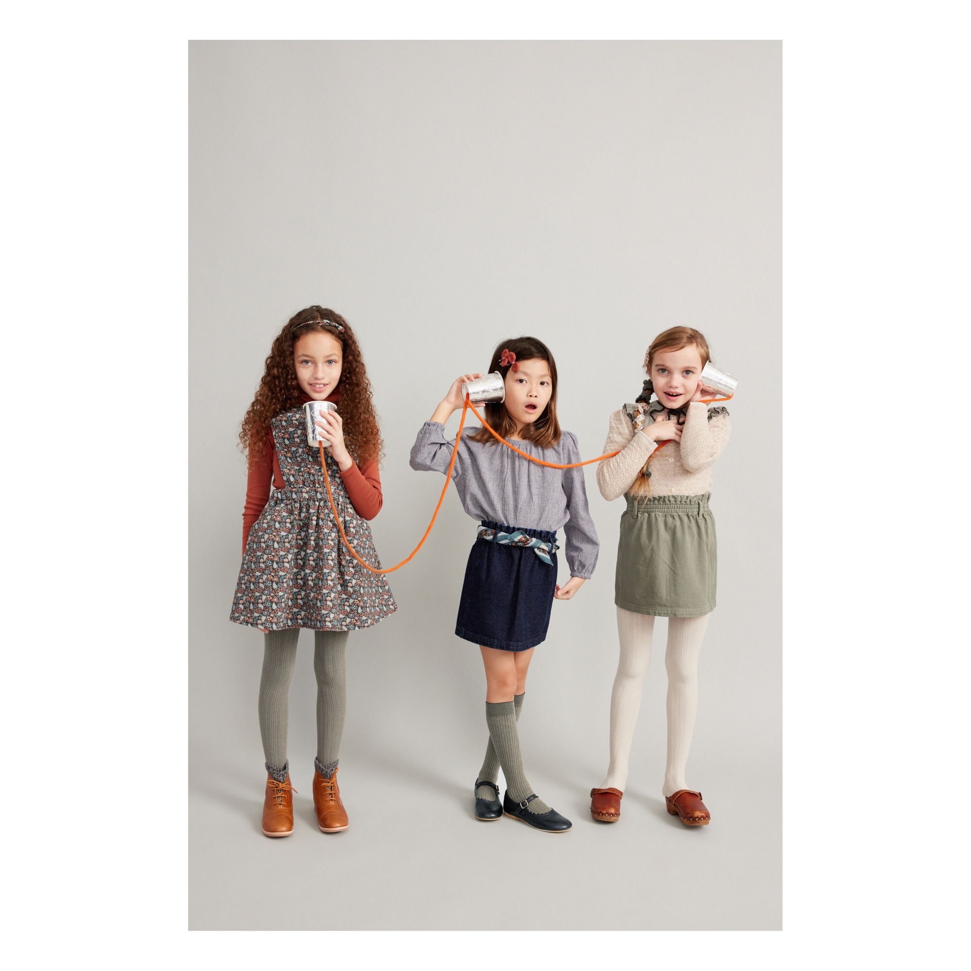 Soor Ploom - Filipa Recycled Cotton Skirt - Sage | Smallable