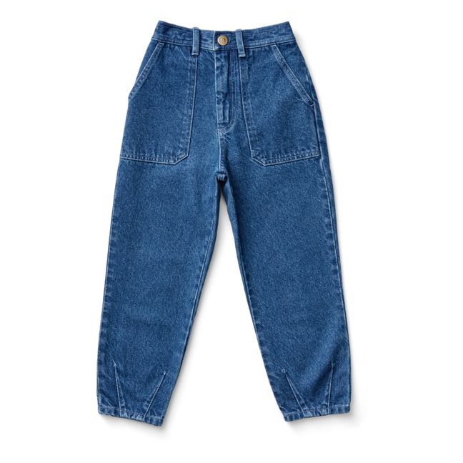 Pantalon Denim Coton Recyclé Kit | Bleu jean