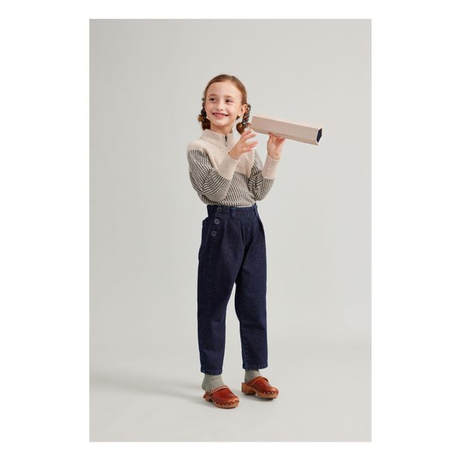 Pippi Denim Recycled Cotton Trousers | Denim brut