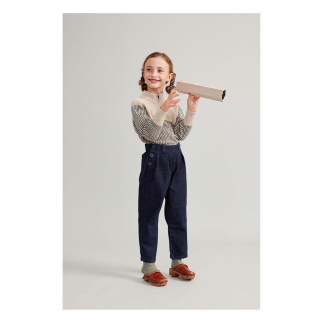 Pantalon Denim Coton Recyclé Pippi | Denim brut