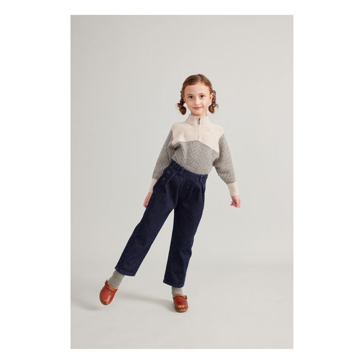 Pantalones Pippi Denim de algodón reciclado | Vaquero Bruto- Imagen del producto n°4