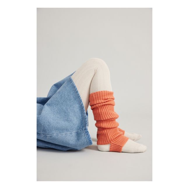 Collant Pointelle Coton | Ecru
