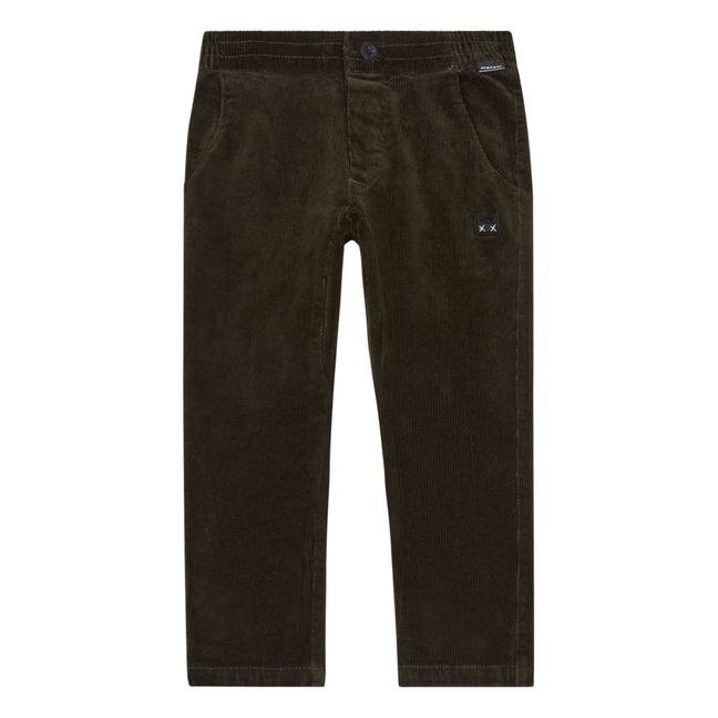 Pantalón de terciopelo Whaler | Verde oliva
