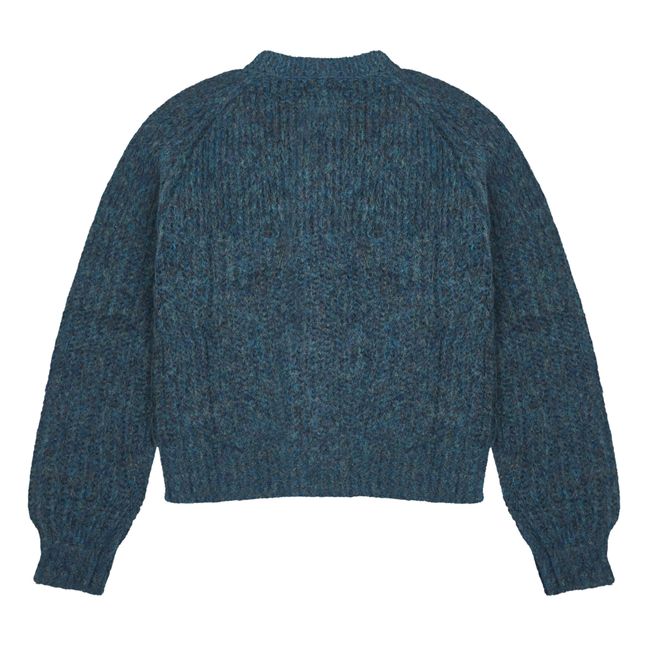 Gilet Laine Alpaga | Bleu nuit