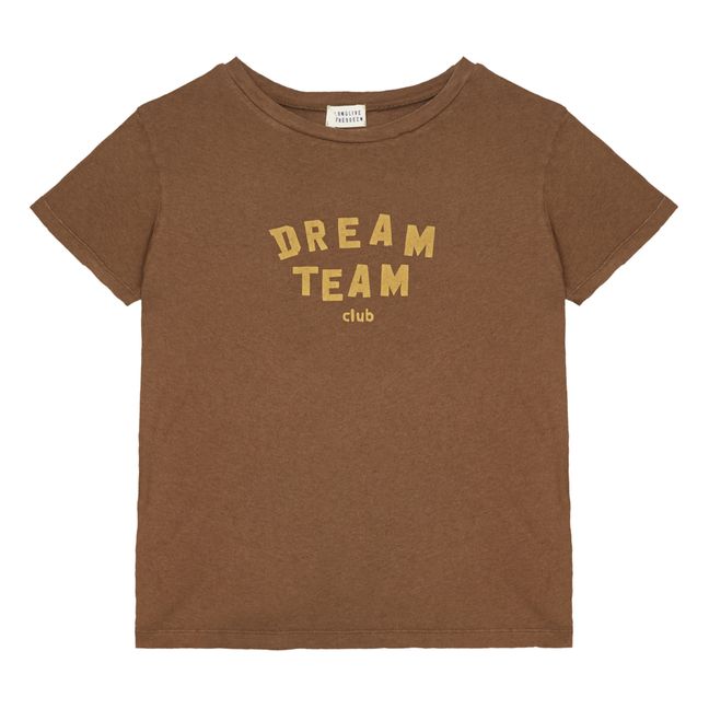 Maglietta Dream Team Cotone organico | Marrone