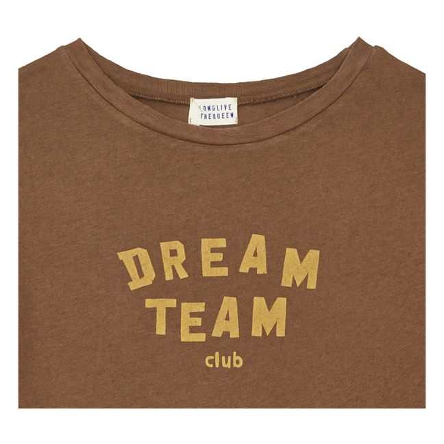 T-shirt Dream Team Coton Bio | Marron