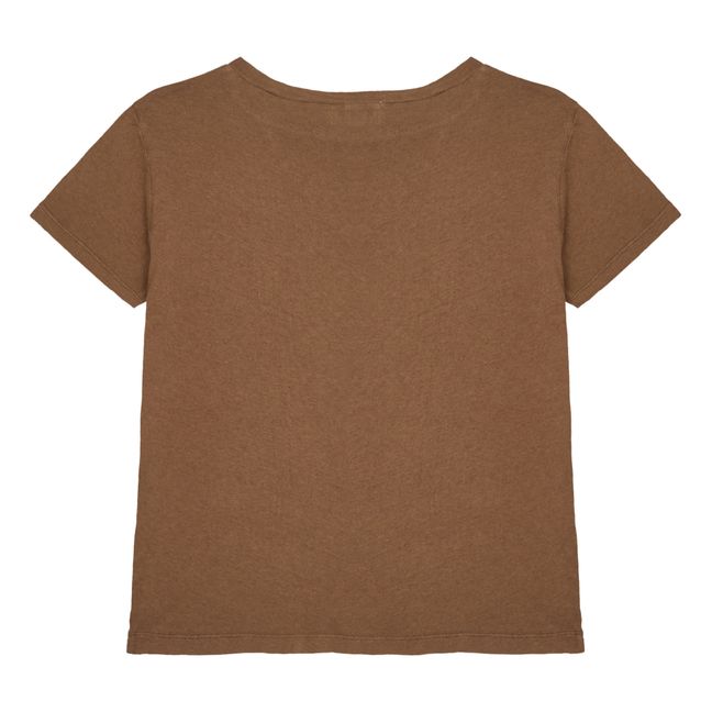 Maglietta Dream Team Cotone organico | Marrone