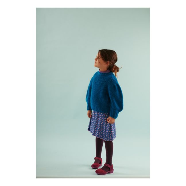 Pull Mohair | Bleu pétrole