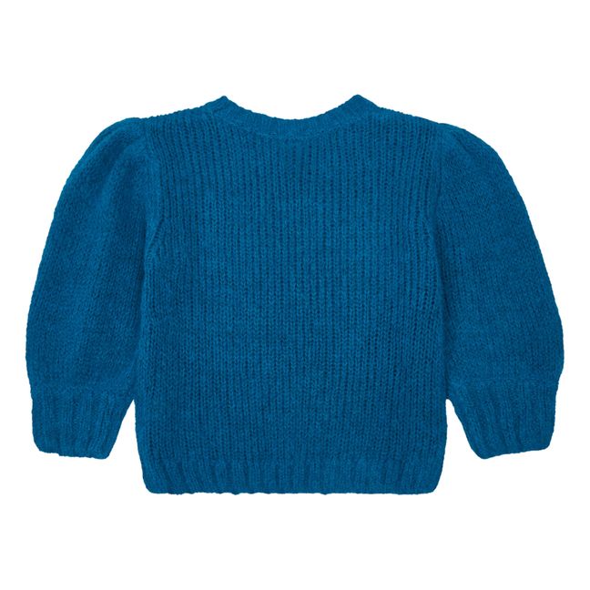 Pull Mohair | Bleu pétrole