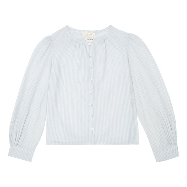 Blouse Rayée | Gris