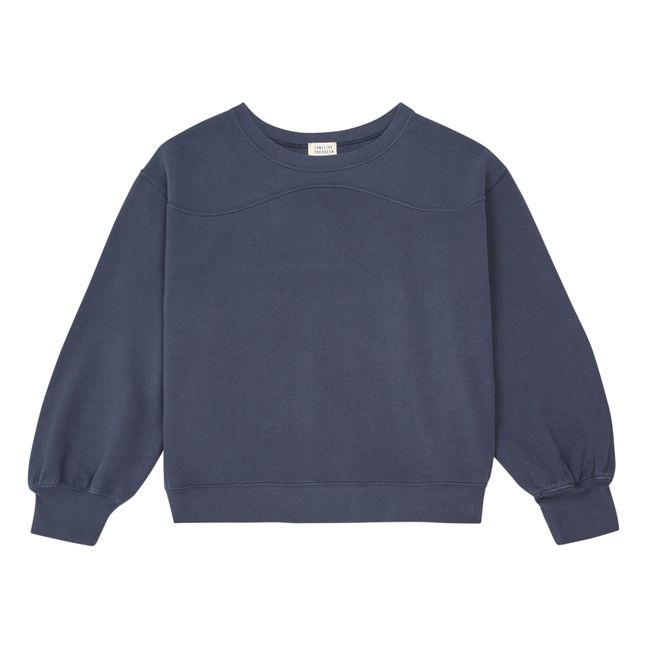 Sweatshirt Bio-Baumwolle | Nachtblau