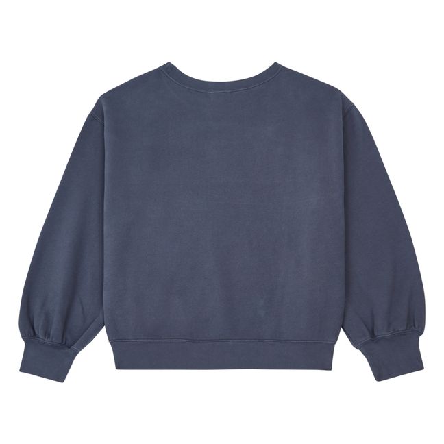 Sweatshirt Bio-Baumwolle | Nachtblau