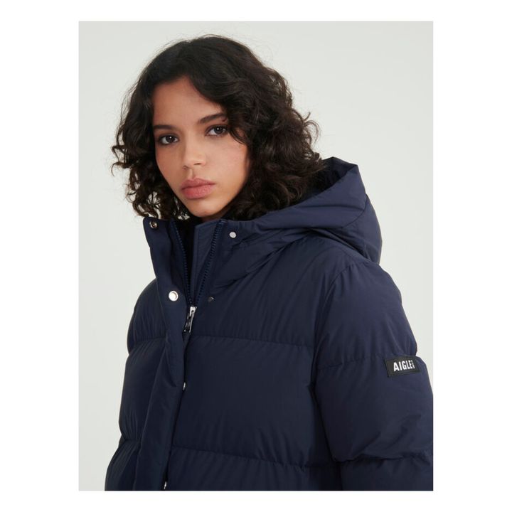 Aigle Waterproof Mid Length Jacket Navy blue Smallable