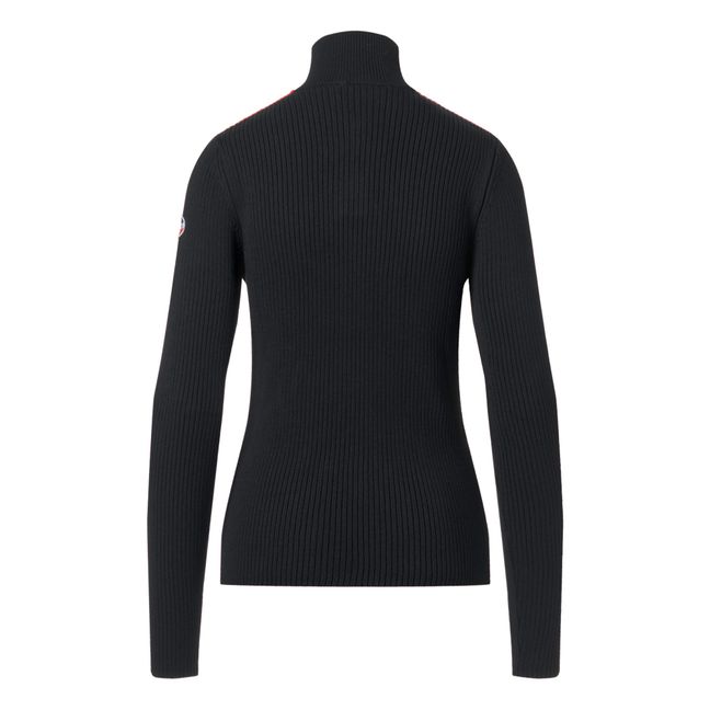 Andromede Zipped Sweatshirt | Black