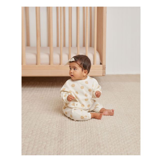 Sweat + Pantalon Coton Bio Gaufré | Ecru