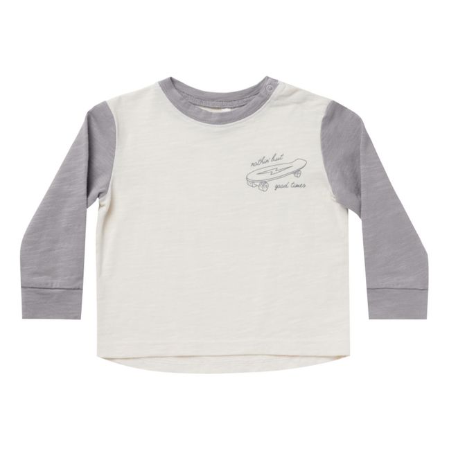 T-Shirt Born To Skate | Gris