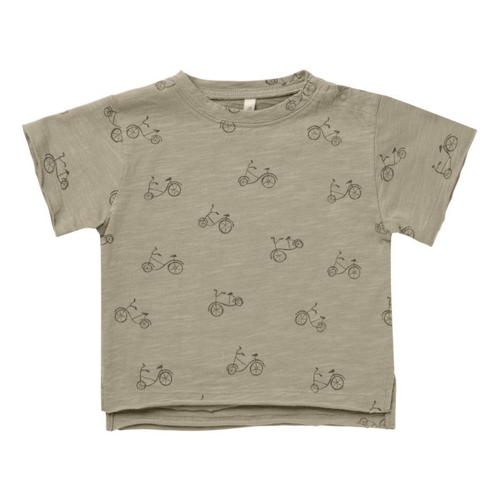 T-Shirt Bikes Raw Edge | Salbei- Produktbild Nr. 0