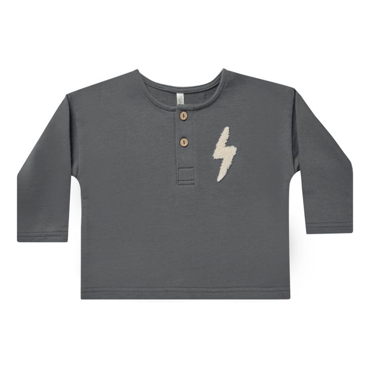 Bolt Henley T-Shirt | Grey- Product image n°0