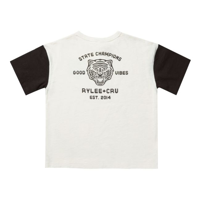 Camiseta Tiger Henley | Negro