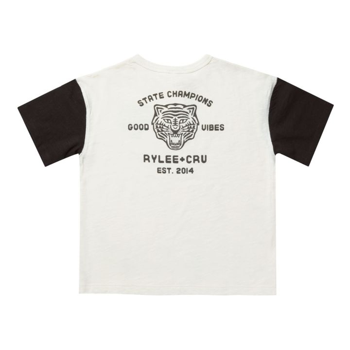 T-Shirt Tiger Henley | Noir- Image produit n°5