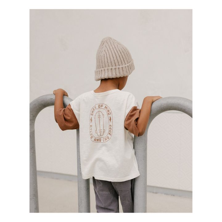 Camiseta Skate of Mind Henley | Marrón- Imagen del producto n°4